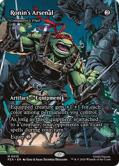 Ronin's Arsenal - Conqueror's Flail (Borderless) (Teenage Mutant Ninja Turtles Eternal-Legal) Near Mint
