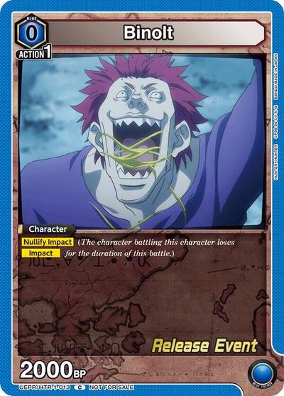 Binolt (Hunter x Hunter Release Event Cards) Near Mint - Nick Nack's Full Frontal Attack