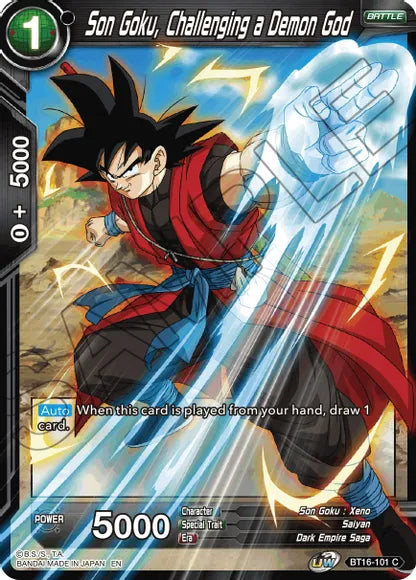 Son Goku, desafiando a un dios demonio [BT16-101] 