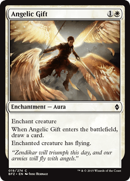 Angelic Gift (Battle for Zendikar) Near Mint - Nick Nack's Full Frontal Attack