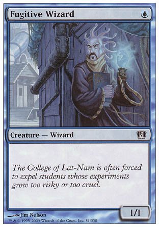 Fugitive Wizard (8th Edition) Near Mint - Nick Nack's Full Frontal Attack