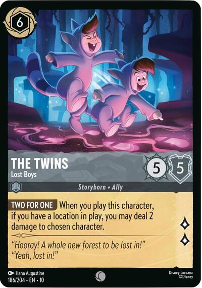The Twins - Lost Boys (Whispers in the Well) Near Mint - Nick Nack's Full Frontal Attack