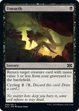 Unearth (Double Masters 2022) Near Mint Foil