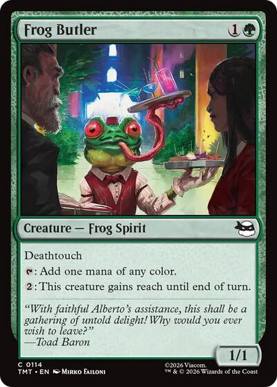 Frog Butler (Teenage Mutant Ninja Turtles) Near Mint Foil