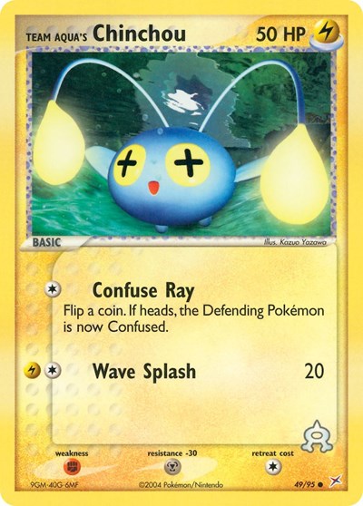 Team Aqua's Chinchou (Team Magma vs Team Aqua) Light Play
