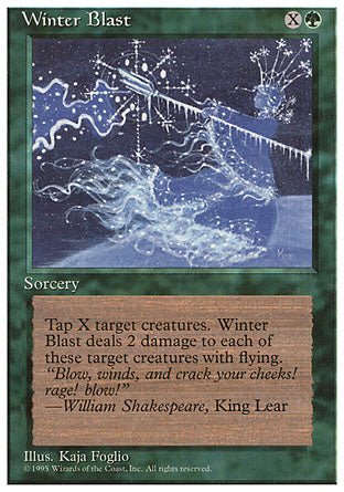 Winter Blast (4th Edition) Light Play - Nick Nack's Full Frontal Attack