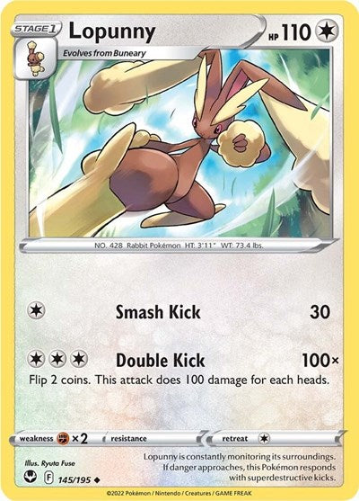 Lopunny (SWSH12: Silver Tempest) Near Mint