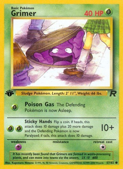Grimer (Team Rocket) Light Play Unlimited - Nick Nack's Full Frontal Attack