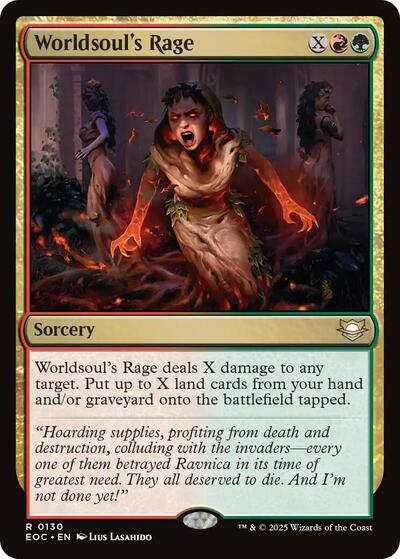 Worldsoul's Rage (Commander: Edge of Eternities) Near Mint - Nick Nack's Full Frontal Attack