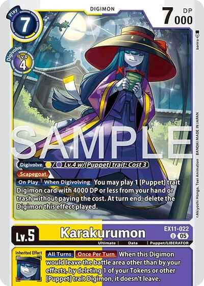 Karakurumon (Dawn of Liberator) Near Mint - Nick Nack's Full Frontal Attack