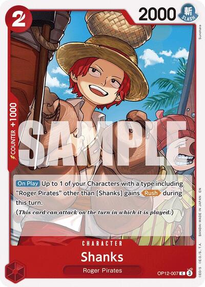Shanks (007) (Legacy of the Master) Near Mint - Nick Nack's Full Frontal Attack