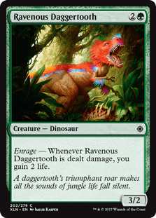 Ravenous Daggertooth (Ixalan) Near Mint - Nick Nack's Full Frontal Attack