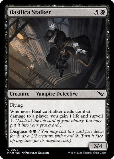 Basilica Stalker (Murders at Karlov Manor) Near Mint Foil