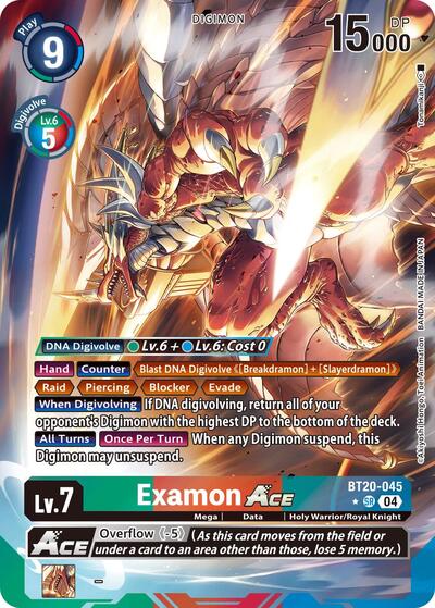 Examon ACE (Alternate Art) (Release Special Booster 2.5) Near Mint Foil