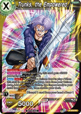 Trunks, el Empoderado (P-378) [Tarjetas de Promoción] 