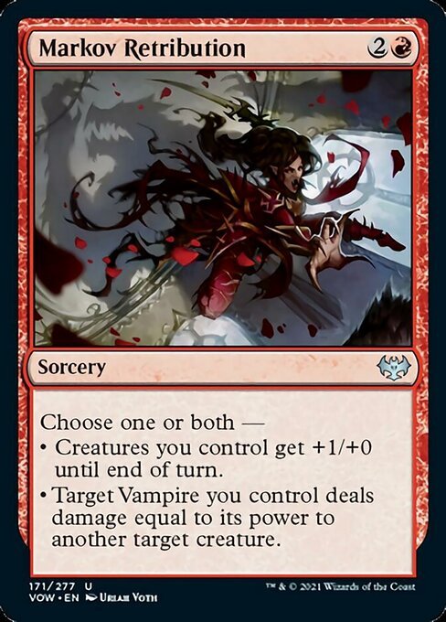 Markov Retribution (Innistrad: Crimson Vow) Near Mint - Nick Nack's Full Frontal Attack