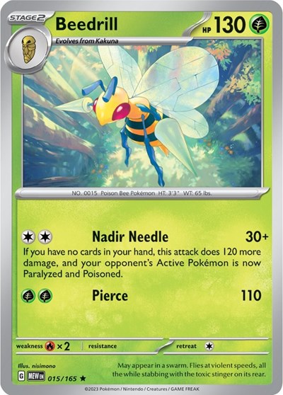 Beedrill (Scarlet and Violet: 151) Near Mint Holofoil