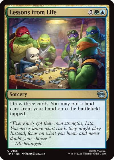 Lessons from Life (Commander: Teenage Mutant Ninja Turtles) Near Mint - Nick Nack's Full Frontal Attack