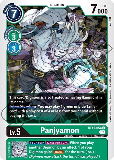 Panjyamon (Dimensional Phase) Near Mint - Nick Nack's Full Frontal Attack