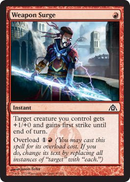 Weapon Surge (Dragon's Maze) Near Mint - Nick Nack's Full Frontal Attack
