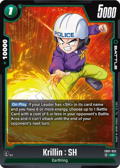 Krillin : SH (Wish For Shenron) Near Mint - Nick Nack's Full Frontal Attack
