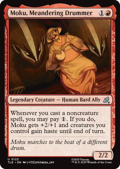 Moku, Meandering Drummer (Avatar: The Last Airbender: Eternal - Legal) Near Mint - Nick Nack's Full Frontal Attack