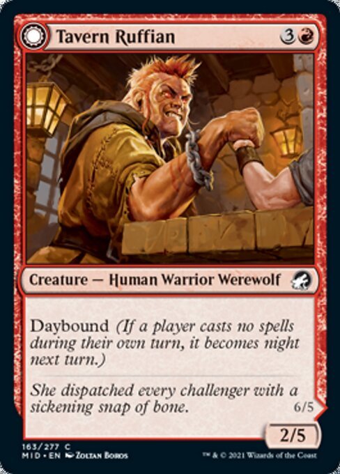 Tavern Ruffian / Tavern Smasher (Innistrad: Midnight Hunt) Near Mint - Nick Nack's Full Frontal Attack