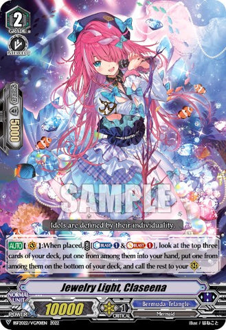 Jewelry Light, Claseena (BSF2022/VGP01EN 2022) [Bushiroad Event Cards]