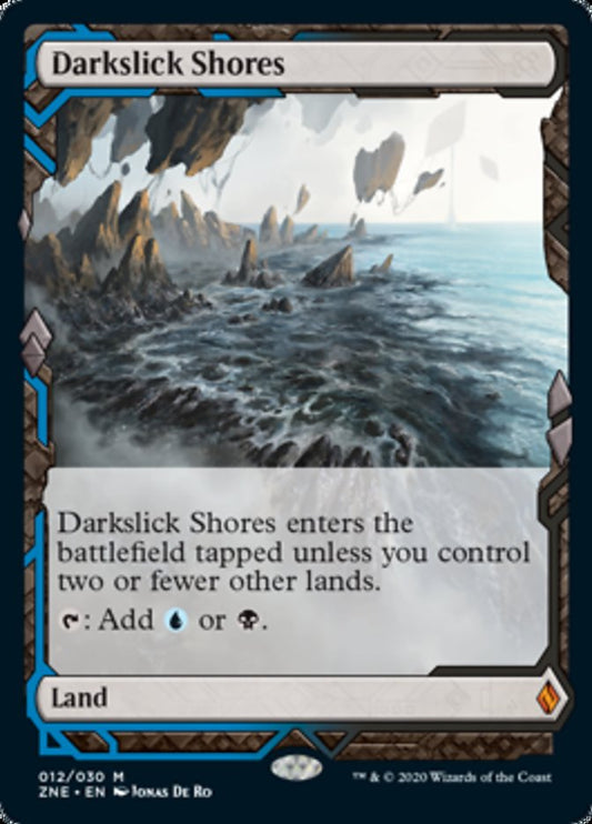 Darkslick Shores (Zendikar Rising Expeditions) Near Mint