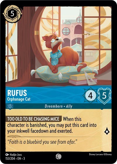 Rufus - Orphanage Cat (Into the Inklands) Near Mint - Nick Nack's Full Frontal Attack