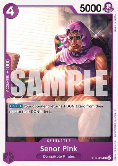 Senor Pink (The Azure Sea's Seven) Near Mint - Nick Nack's Full Frontal Attack