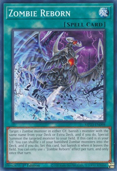Zombie Reborn (25th Anniversary Tin: Dueling Heroes Mega Pack) Light Play 1st Edition - Nick Nack's Full Frontal Attack