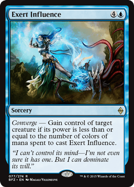 Exert Influence (Battle for Zendikar) Near Mint - Nick Nack's Full Frontal Attack
