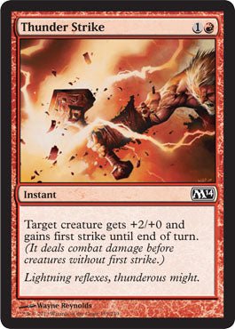 Thunder Strike (Magic 2014 Core Set) Near Mint - Nick Nack's Full Frontal Attack
