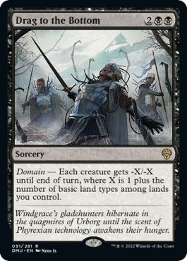 Drag to the Bottom (Dominaria United) Near Mint - Nick Nack's Full Frontal Attack