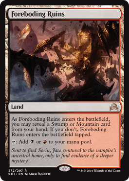 Foreboding Ruins (Shadows Over Innistrad) Near Mint - Nick Nack's Full Frontal Attack
