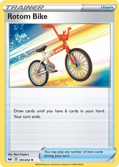 Rotom Bike (SWSH01: Sword & Shield Base Set) Near Mint - Nick Nack's Full Frontal Attack