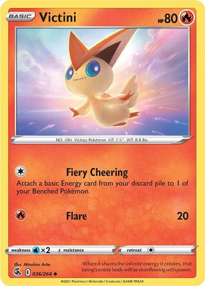 Victini (SWSH08: Fusion Strike) Near Mint