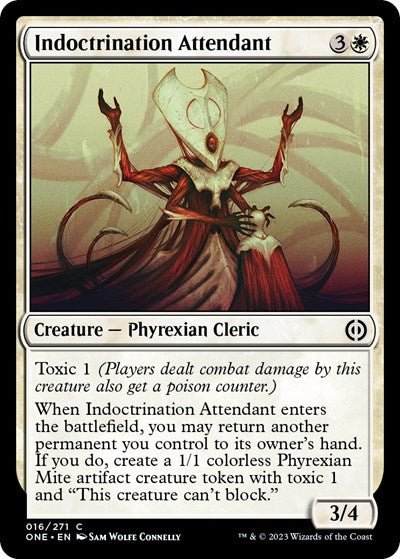 Indoctrination Attendant (Phyrexia: All Will Be One) Near Mint - Nick Nack's Full Frontal Attack