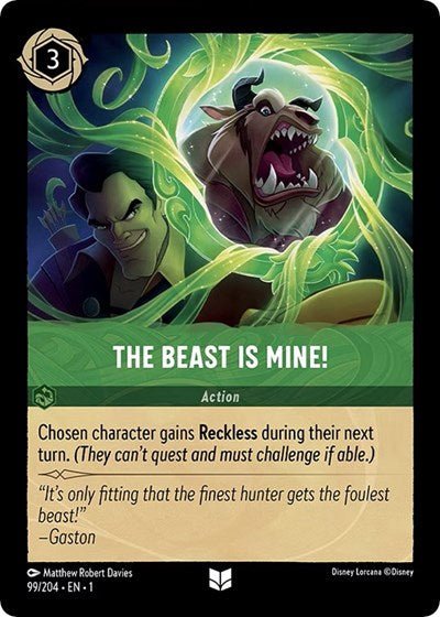 The Beast is Mine! (The First Chapter) Near Mint - Nick Nack's Full Frontal Attack