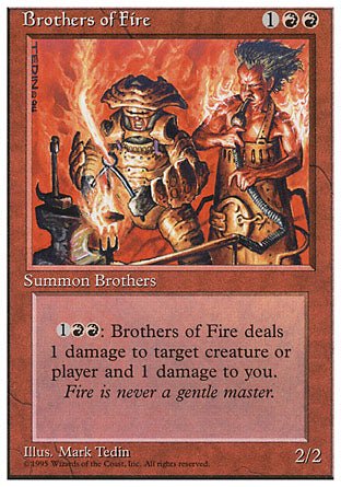 Brothers of Fire (4th Edition) Light Play - Nick Nack's Full Frontal Attack