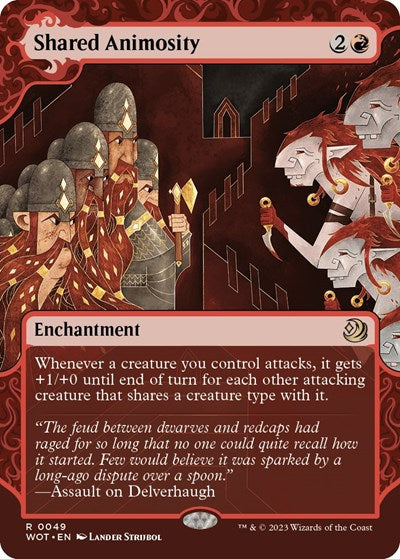 Shared Animosity (Wilds of Eldraine: Enchanting Tales) Near Mint