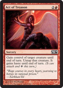 Act of Treason (Magic 2014 Core Set) Near Mint - Nick Nack's Full Frontal Attack