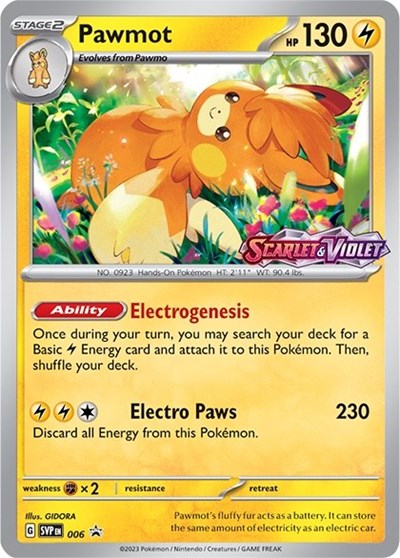 Pawmot - 006 (SV: Scarlet & Violet Promo Cards) Near Mint Holofoil