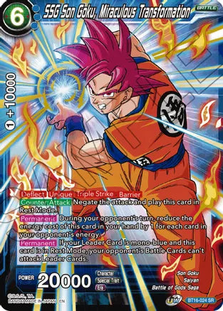 SSG Son Goku, Transformación milagrosa [BT16-024] 