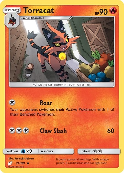Torracat (SM - Team Up) Near Mint