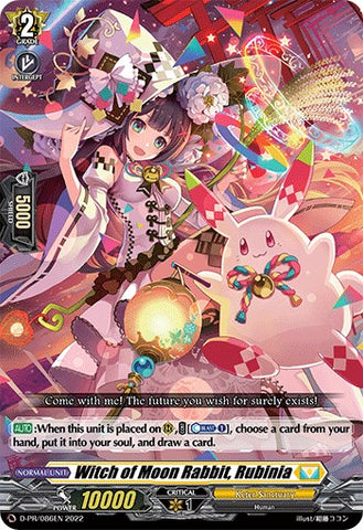 Witch of Moon Rabbit, Rubinia (D-PR/086EN) [D Promo Cards]