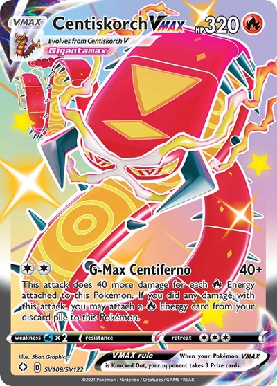Centiskorch VMAX (Shining Fates: Shiny Vault) Near Mint Holofoil