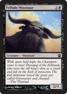 Felhide Minotaur (Theros) Near Mint - Nick Nack's Full Frontal Attack