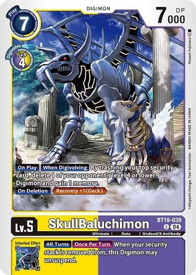 SkullBaluchimon (Release Special Booster 2.0) Light Play